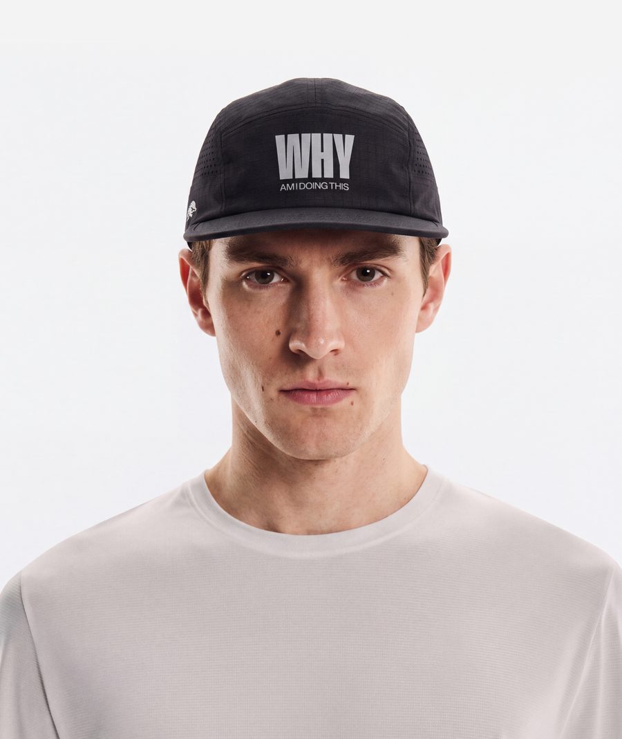 Hate cap on model — front